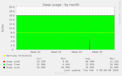 Swap usage